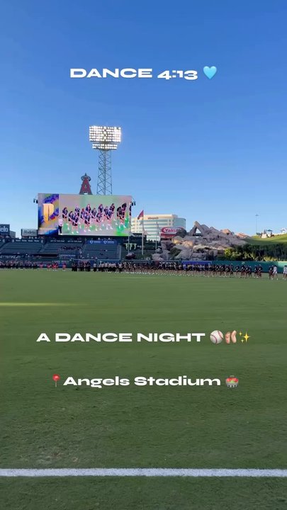 Dance 4:13 - This was a couple days ago!  They had an amazing show at Angels stadium - Dance Studios Near Me - Tustin, California