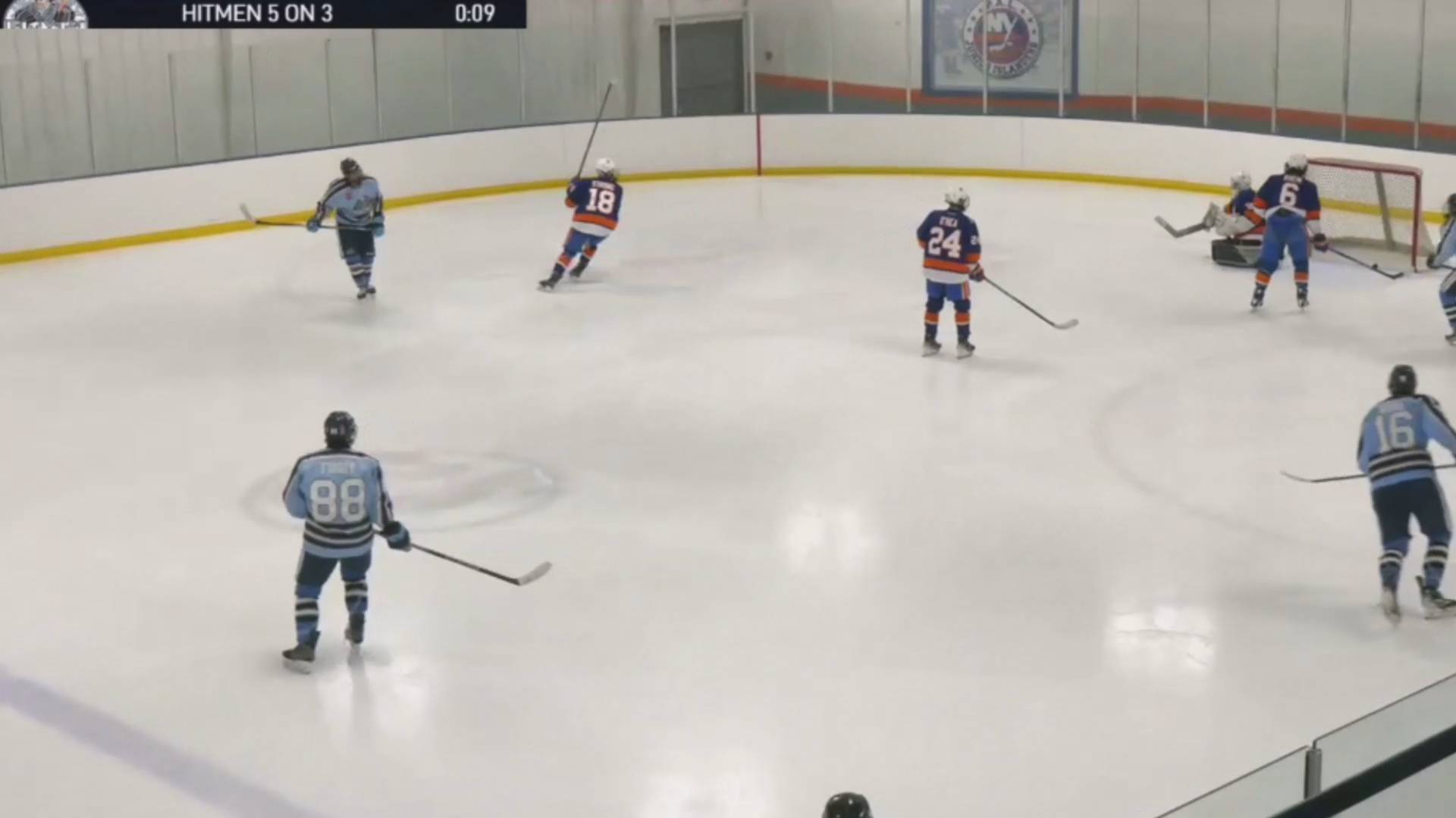 Xavier Thomas Snipes Top Corner on Power Play | Jersey Hitmen USPHL Premier