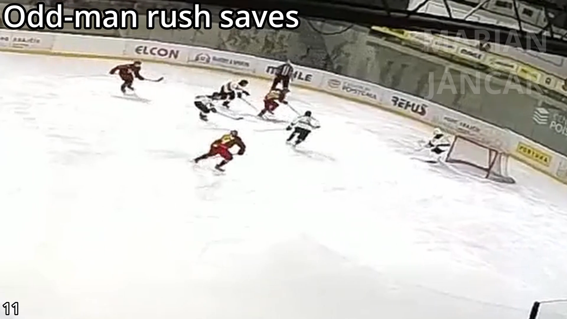 Marián Jančár: Saves on Tipped shots, One-timers, Wraparounds, Odd-man rushes and Breakaways - 2025/26 Highlights