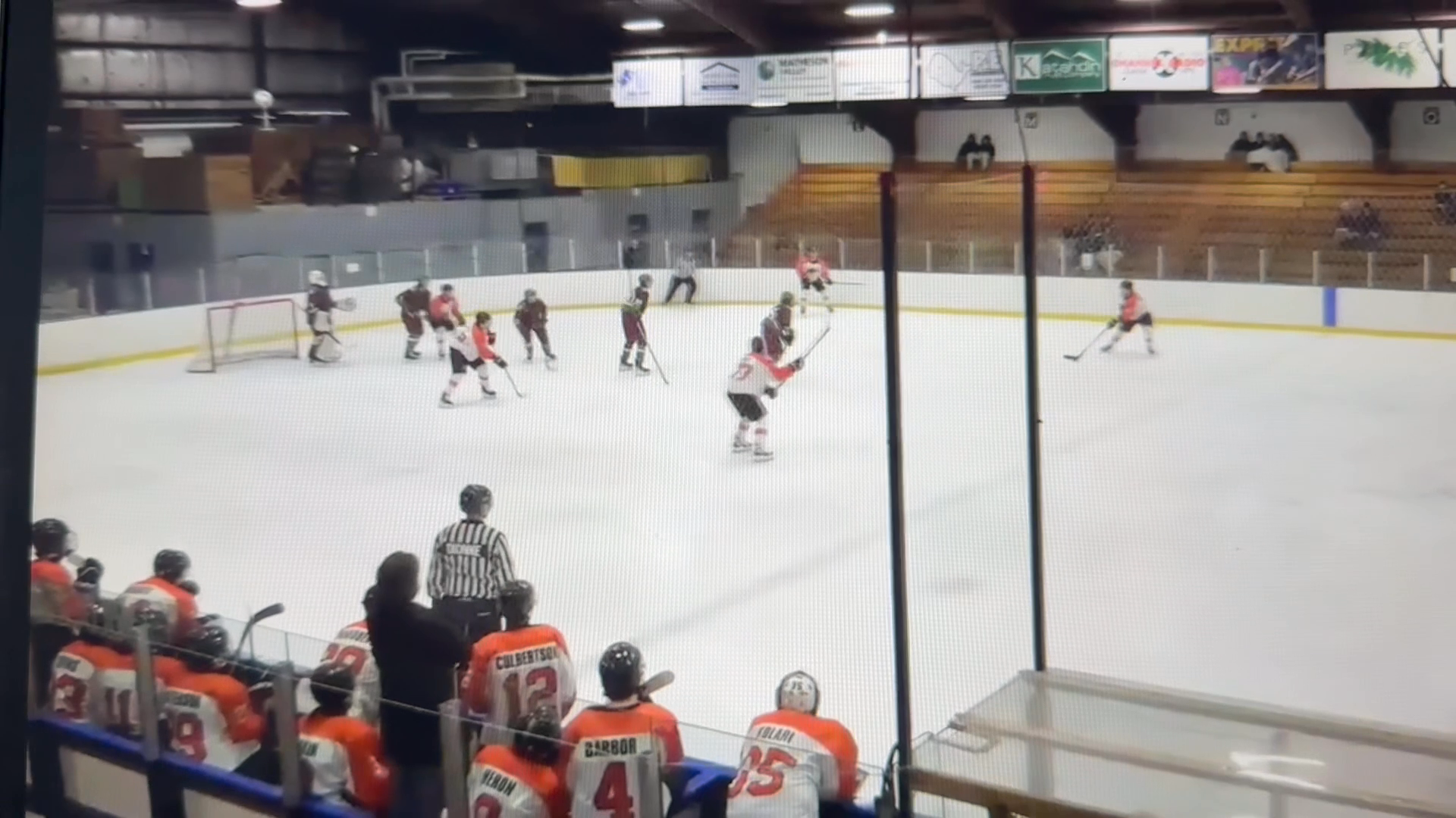 Simon Ward's One-Timer Assist: Pioneers Tying Goal Highlight!