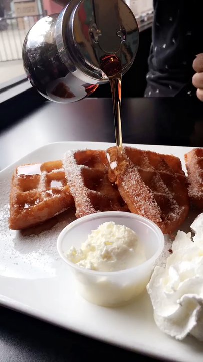 Break Your Fast - Waffles are a must! So crispy - American Near Me - Union City, California