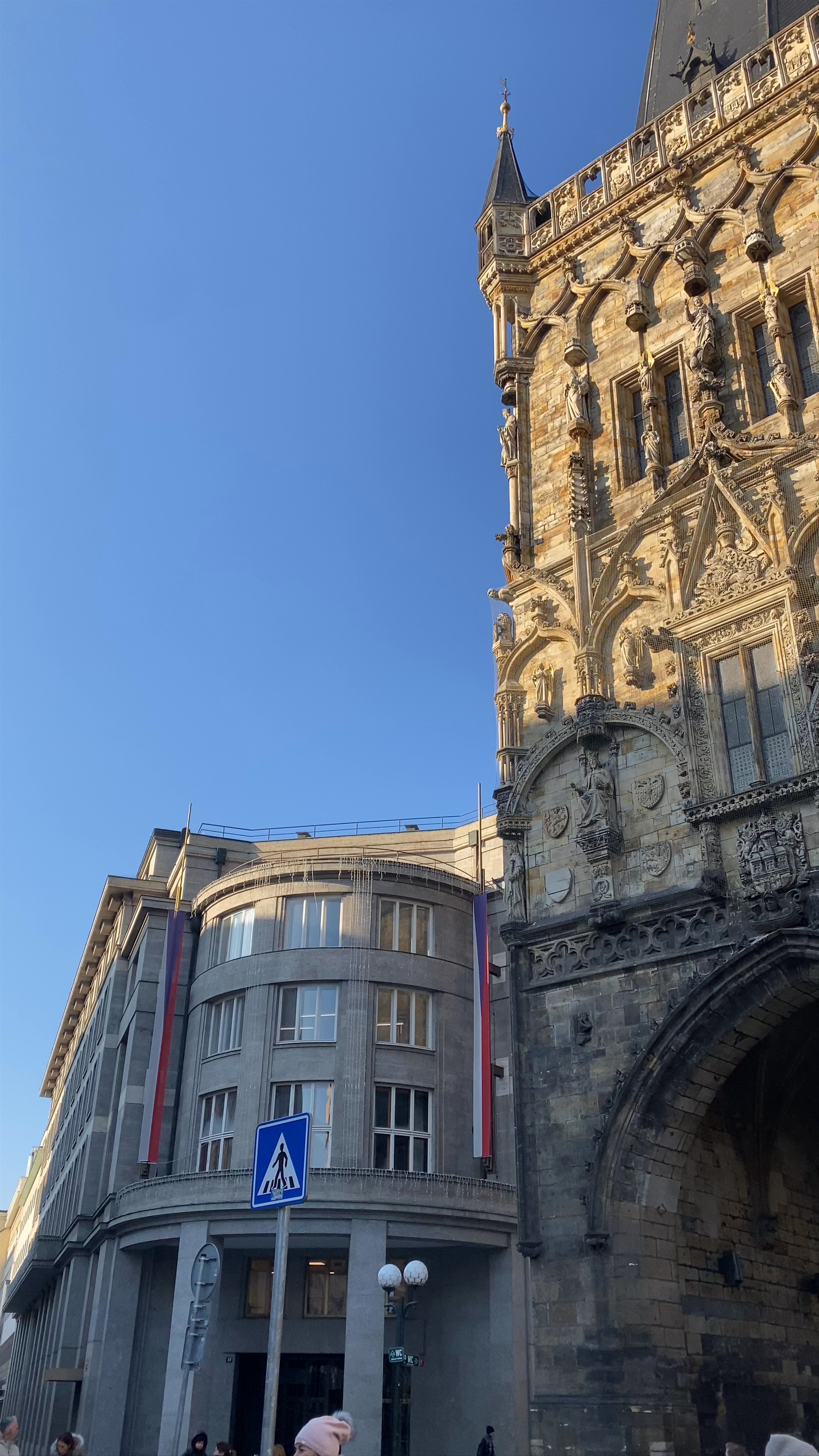 Powder Gate: Gothic Gateway in Prague's Historic Old Town