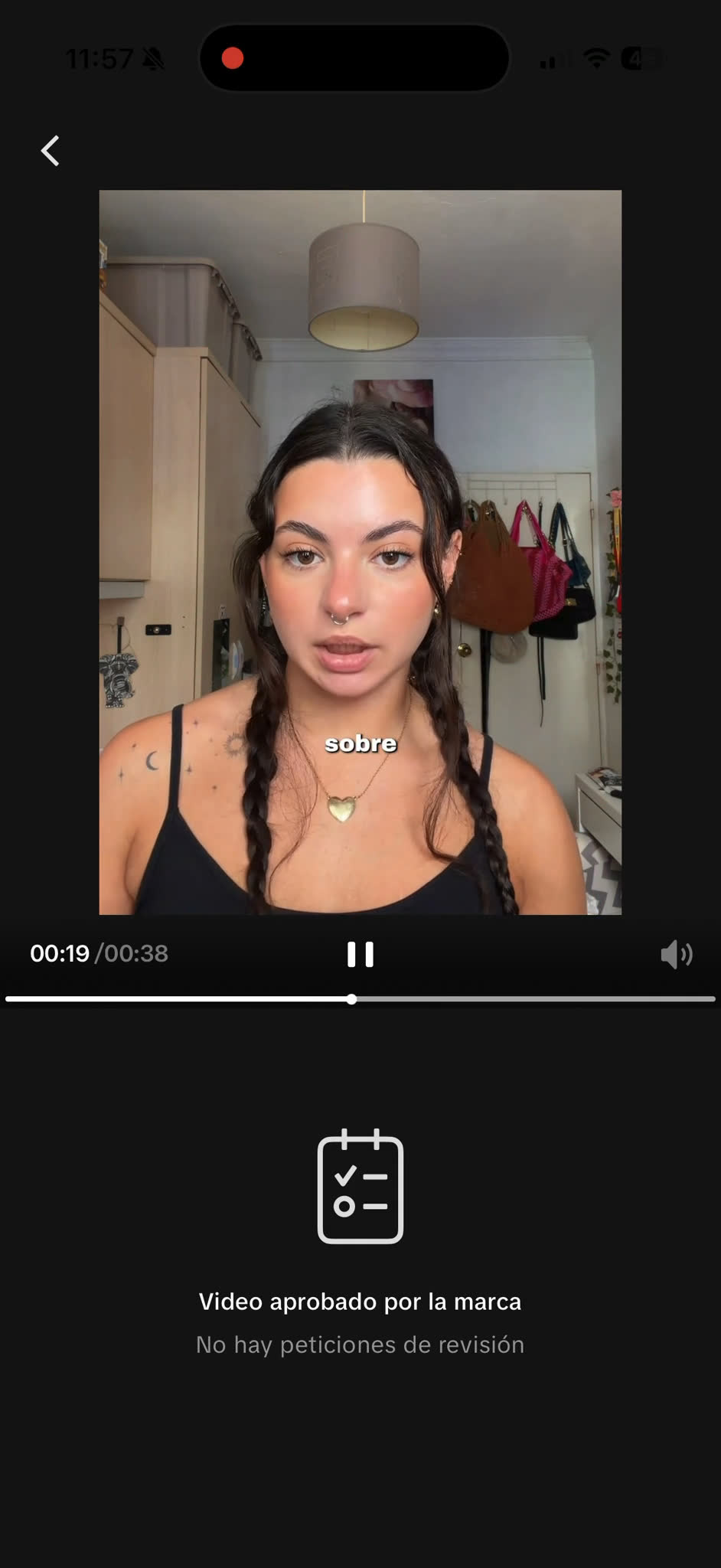Vídeo UGC 2 de Nayara