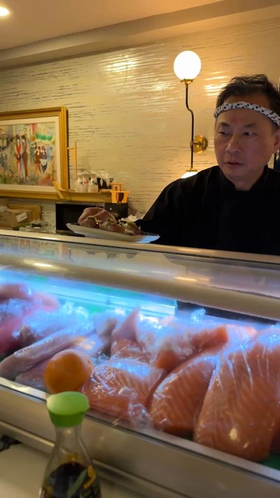 Benny's Sushi - Aji roll - "horse mackerel" - Sushi Bars Near Me - Great Neck, New York
