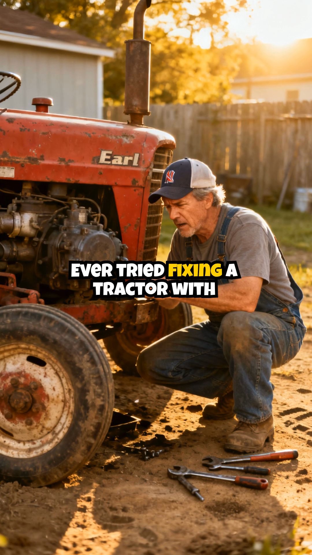 Earl's Gum-Weld Tractor Fiasco: A Fiery DIY Debacle