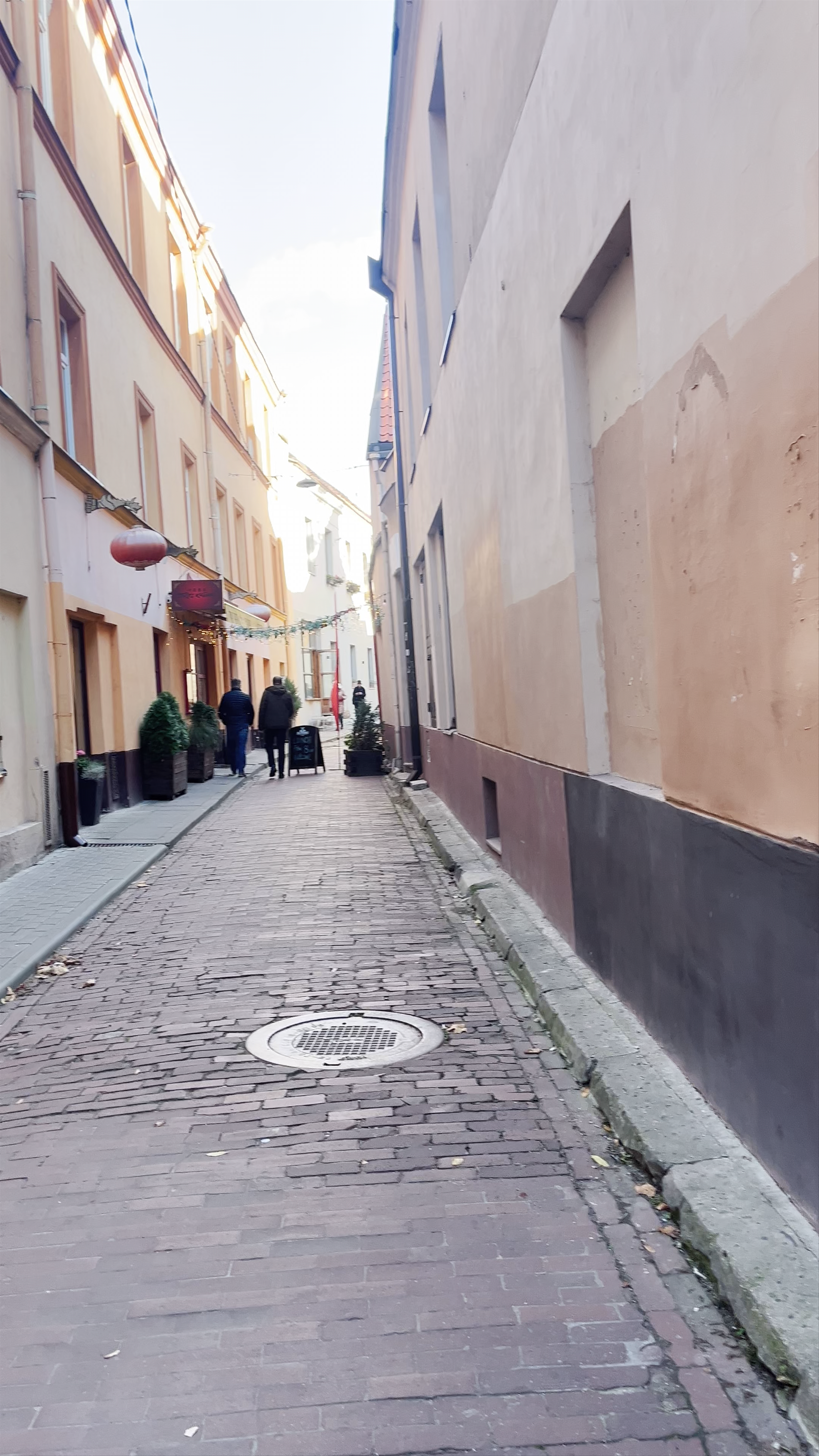 Charming Old Town Alleyway in Vilnius