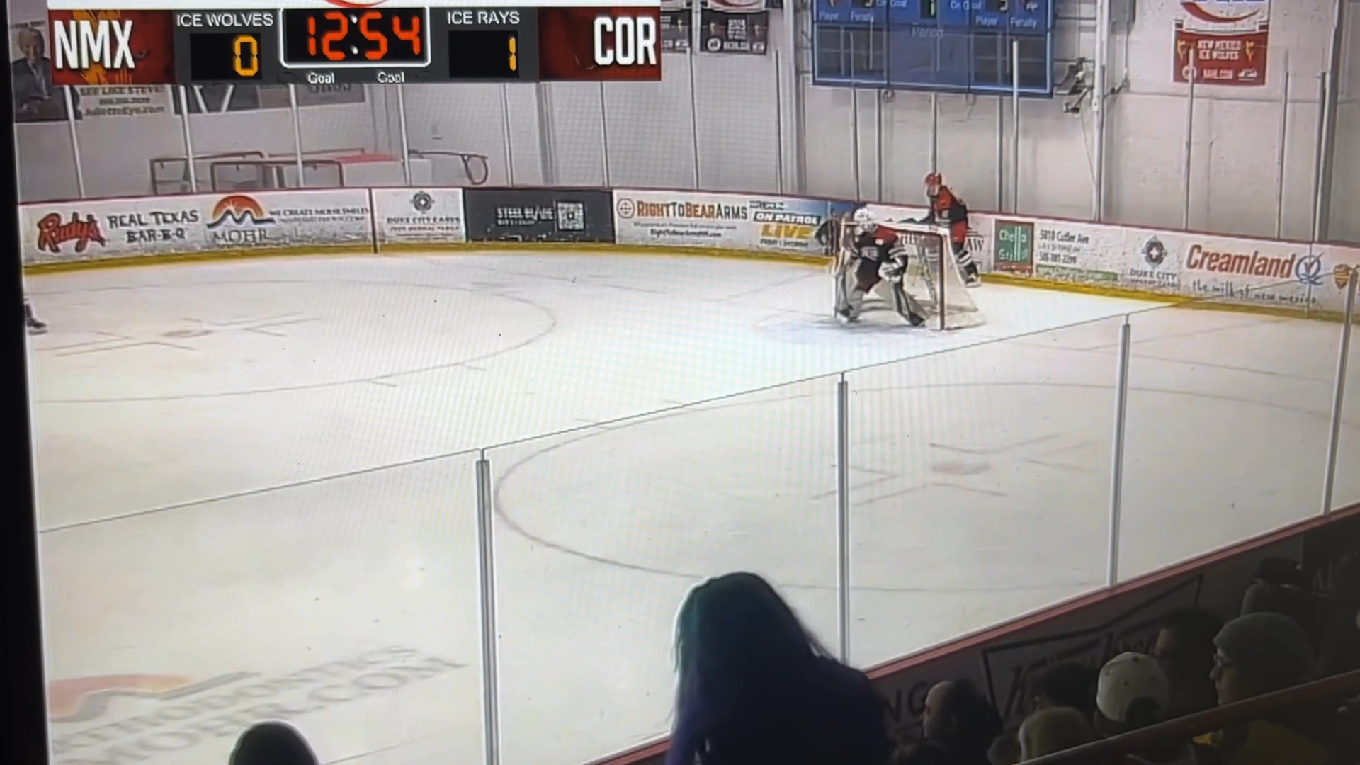 William Stewart Delivers a Bone Crushing Hit for Corpus Christi IceRays