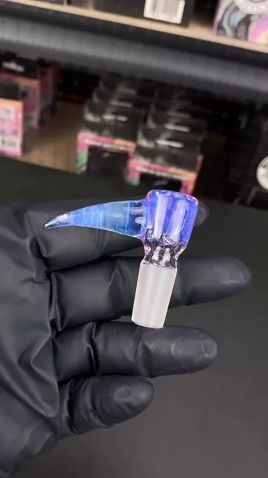 Preview pic of 14mm 4-Hole Glass Bowl Slide by Magizle