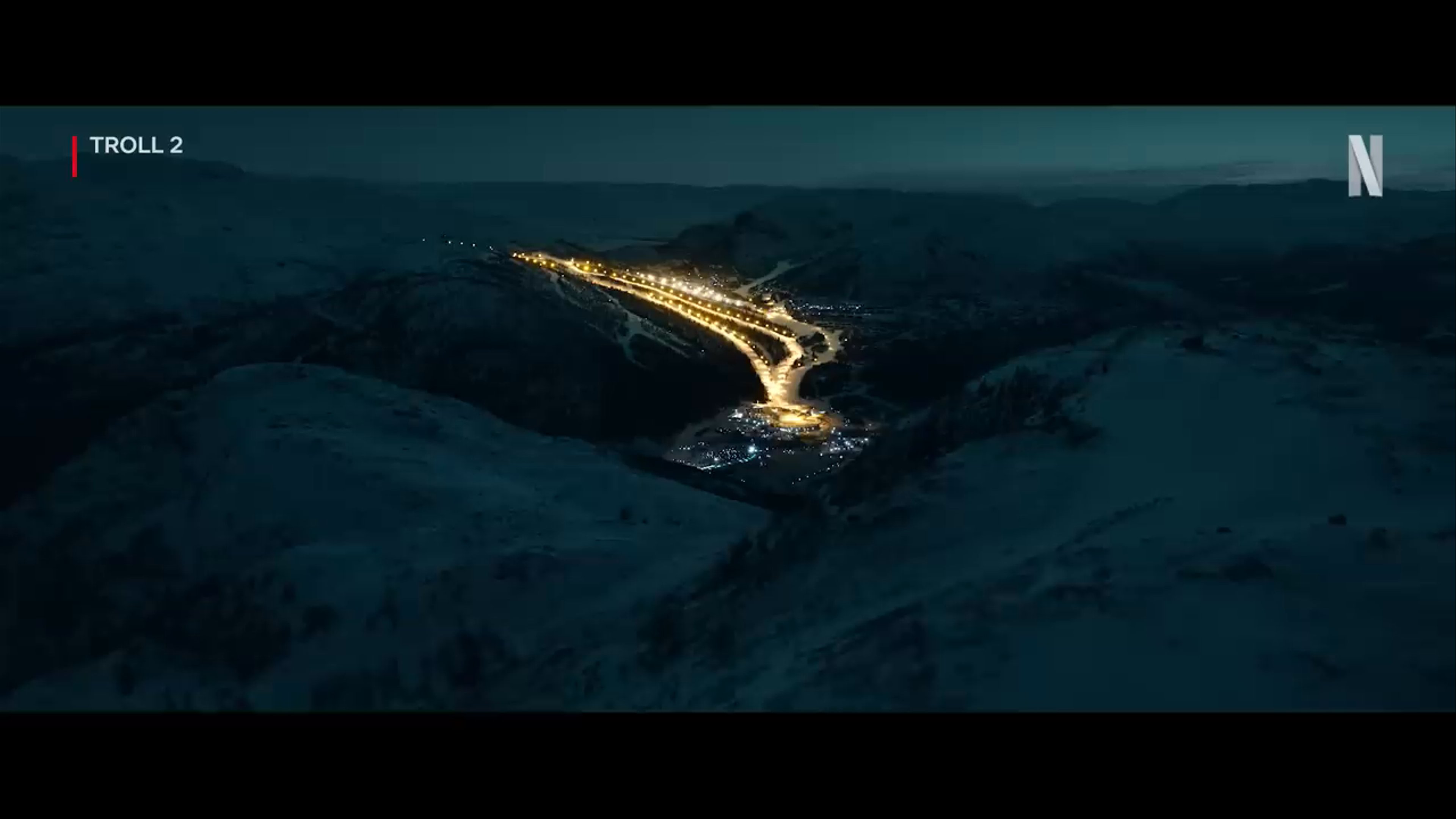 Drone Plate Unit: Alta X providing aerial cinematography for Troll 2 for Motion Blur - Netflix, demonstrating High-speed tracking capabilities and cinematic aerial storytelling.