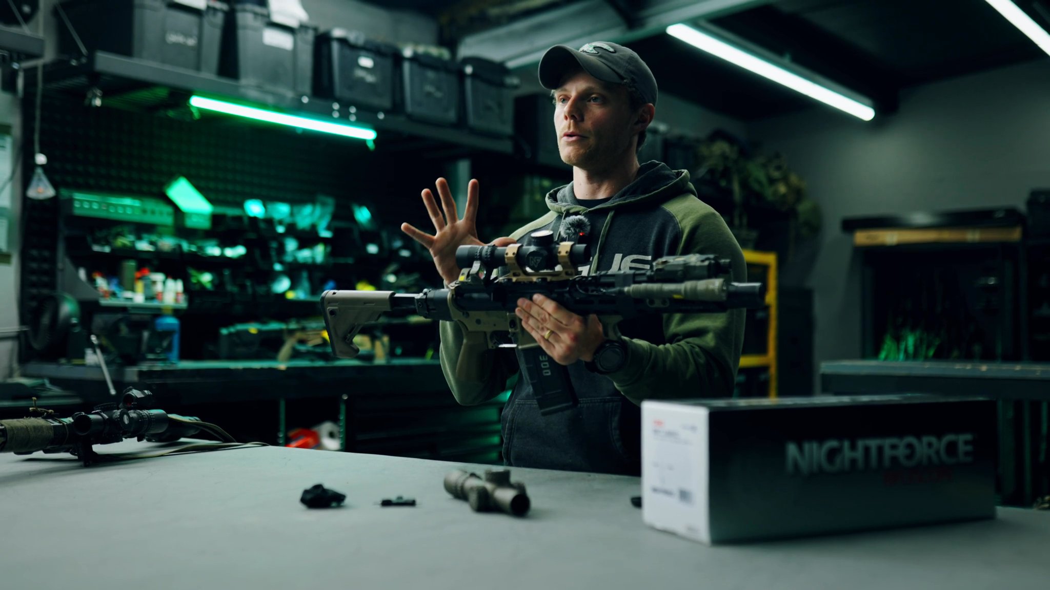 Nightforce NX8 1-8x24mm F1 Capped – T.REX ARMS