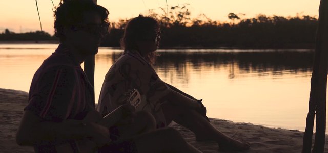 Man singing to his girlfriend