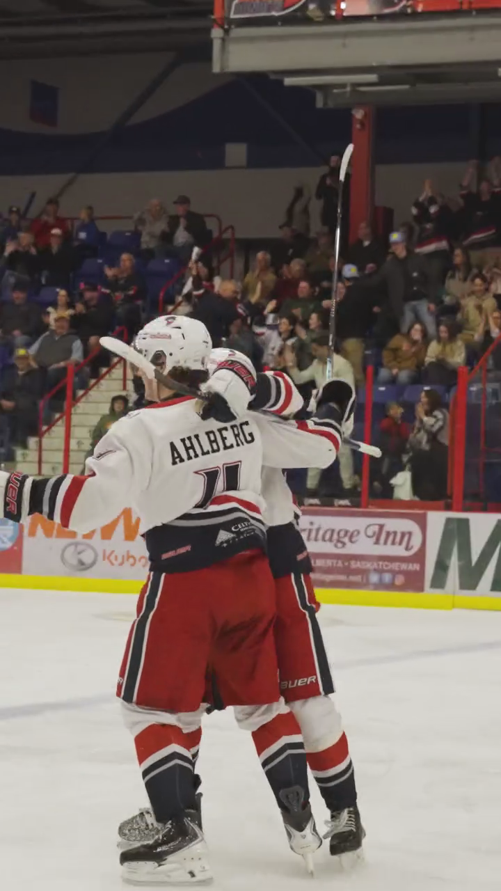 Harry Ahlberg's PP Goal: Brooks Bandits Highlight Reel