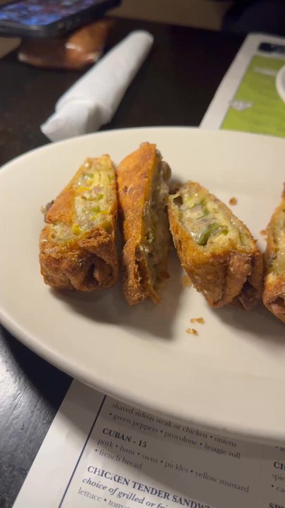 Wakefield Tavern - Philly Cheese Steak Eggrolls - American Near Me - Raleigh, North Carolina