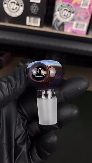 Preview pic of 18mm Single Hole Bowl Slide by Keys Glass