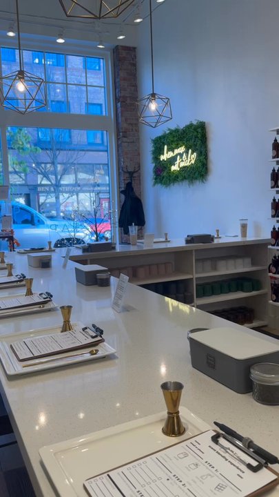 Elm Candle Bar - A look inside the store - Candle Stores Near Me - Seattle, Washington