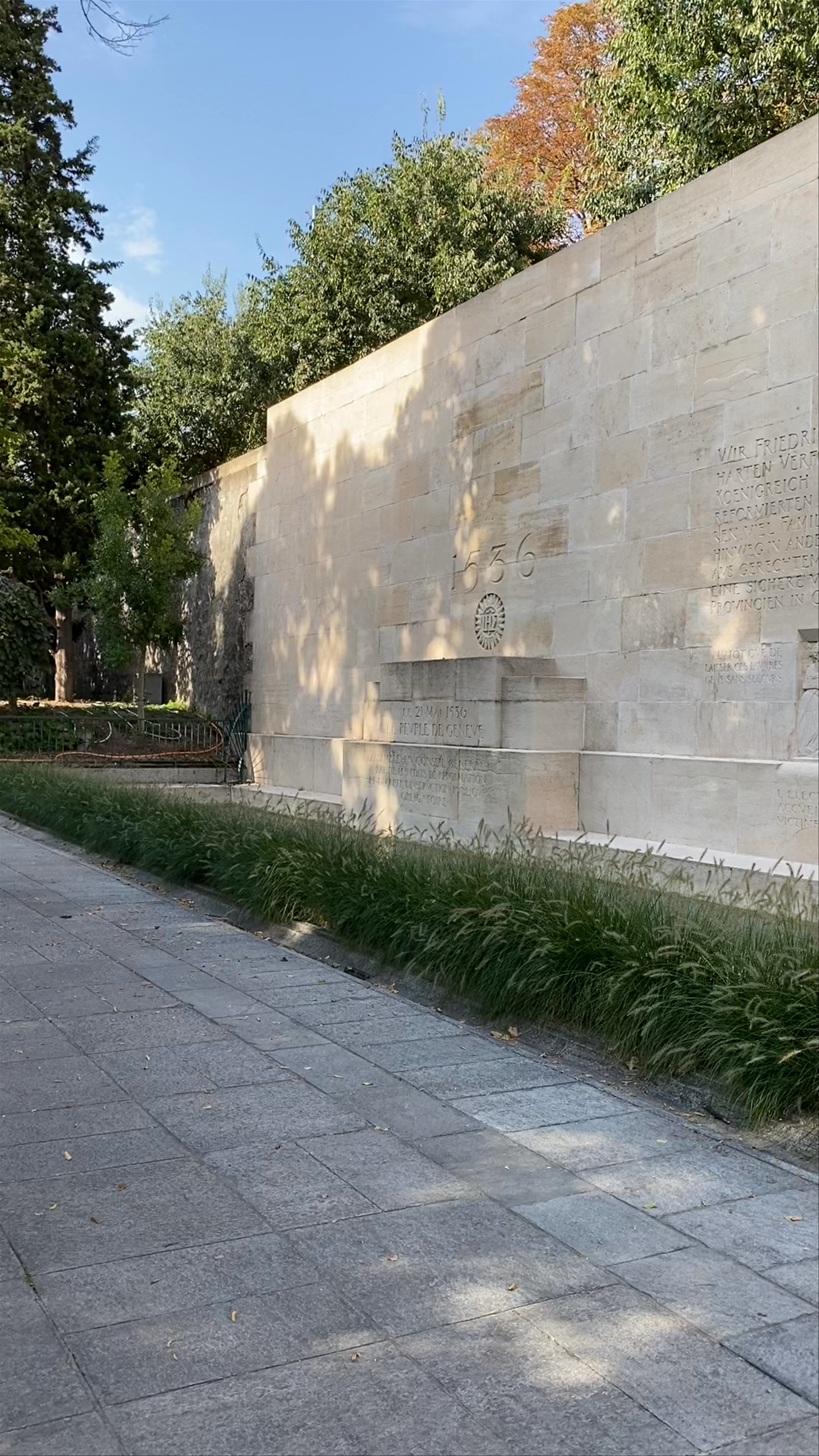 Reformation Wall: Historic Marvel at Promenade des Bastions, Geneva