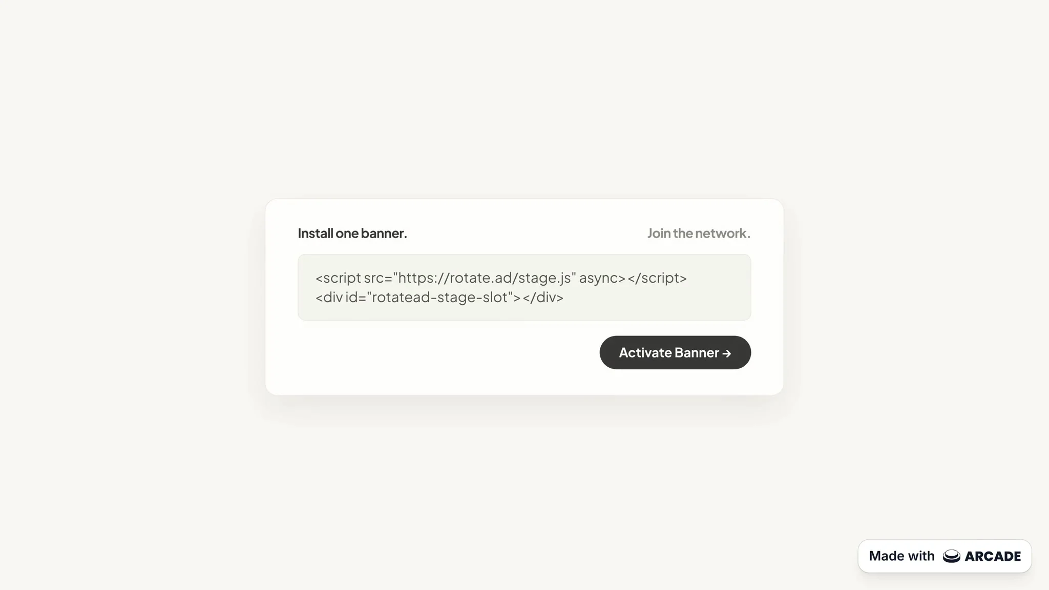 RotateAd — Advertising Network for Websites image 1
