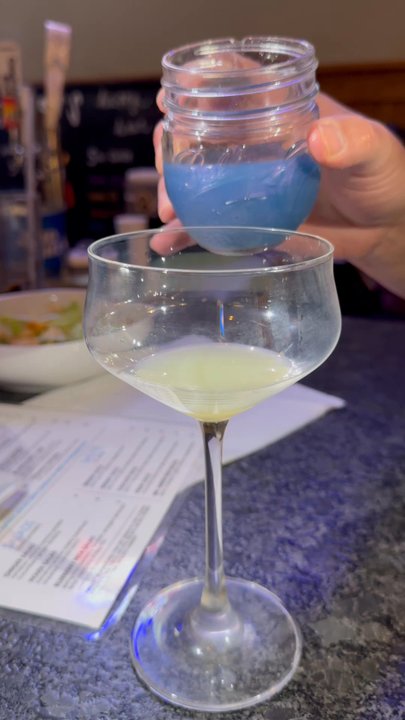 Gooney's - Gimlet changes colors! - Sports Bars Near Me - Amarillo, Texas