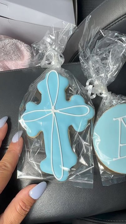 Sunflower Baking - Baptism cookies - Bakeries Near Me