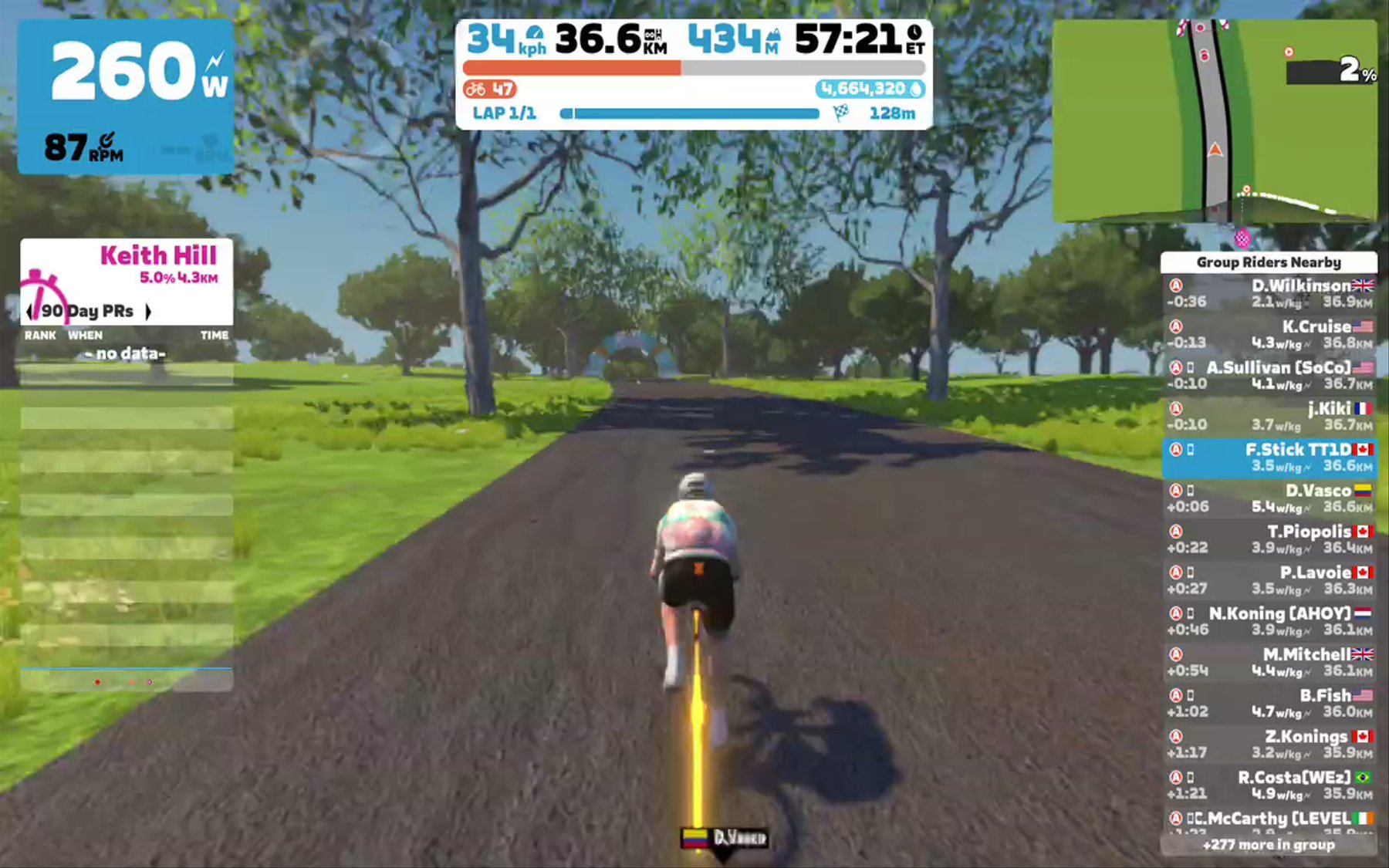 Zwift - Group Ride: Long | Stage 2 | The Zwift Big Spin 2024 on Keith Hill After Party in London