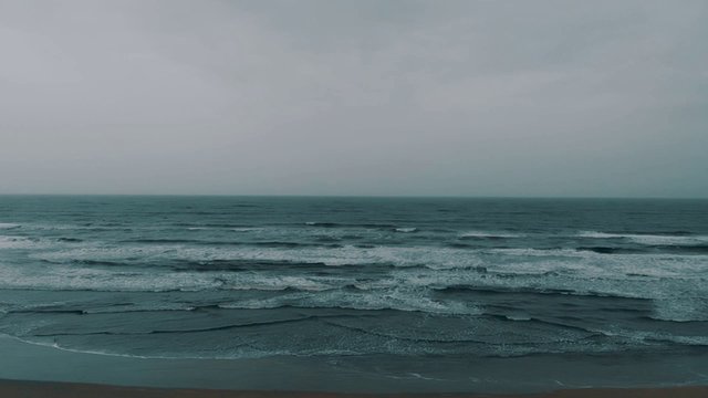 Gloomy day at the beach