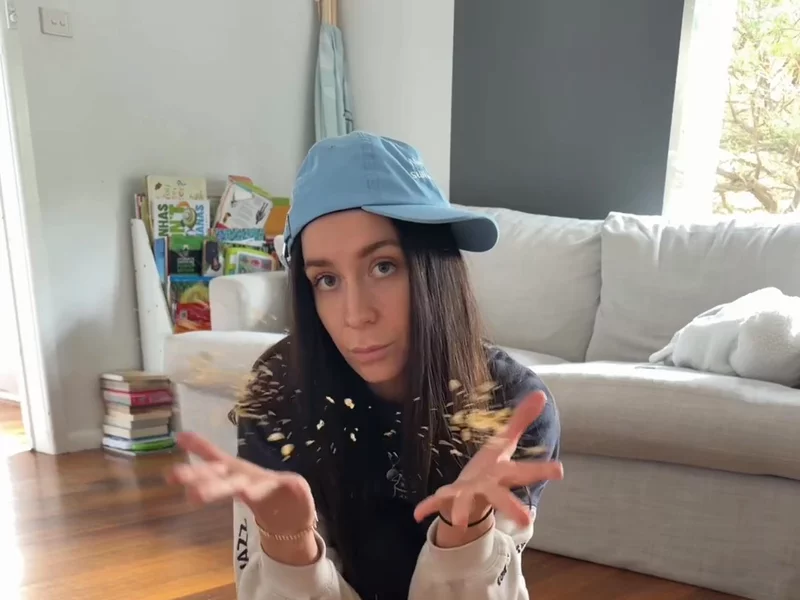 Cleaning with a toddler