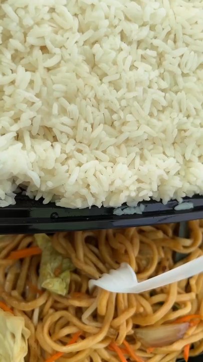 Raymond's Chinese Cuisine - WHITE RICE , VEGETABLE CHOW MEIN & MONGOLIAN CHICKEN , ordered to go ! - Chinese Near Me - Pacifica, California