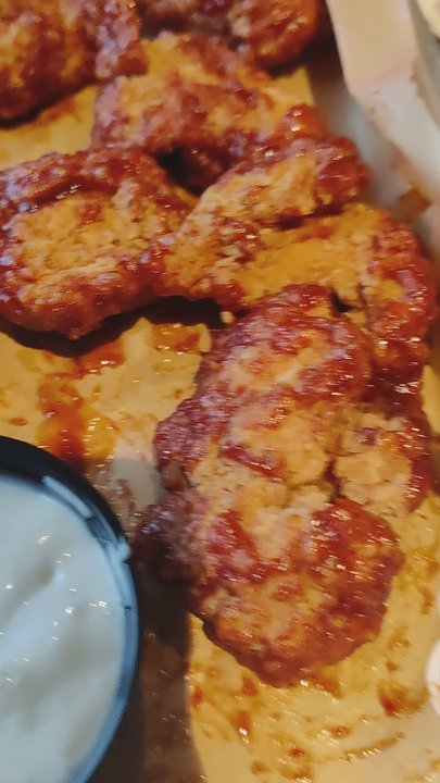 Buffalo Wild Wings - Super cold, hard and dry...inside and out. - Chicken Wings Near Me - Findlay, Ohio