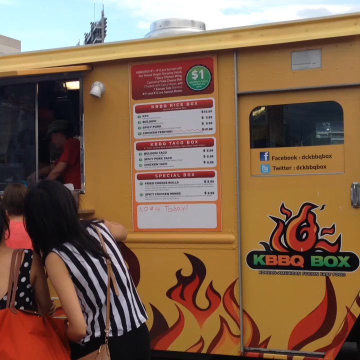 Korean BBQ Taco Box - At Truckeroo - Food Trucks Near Me