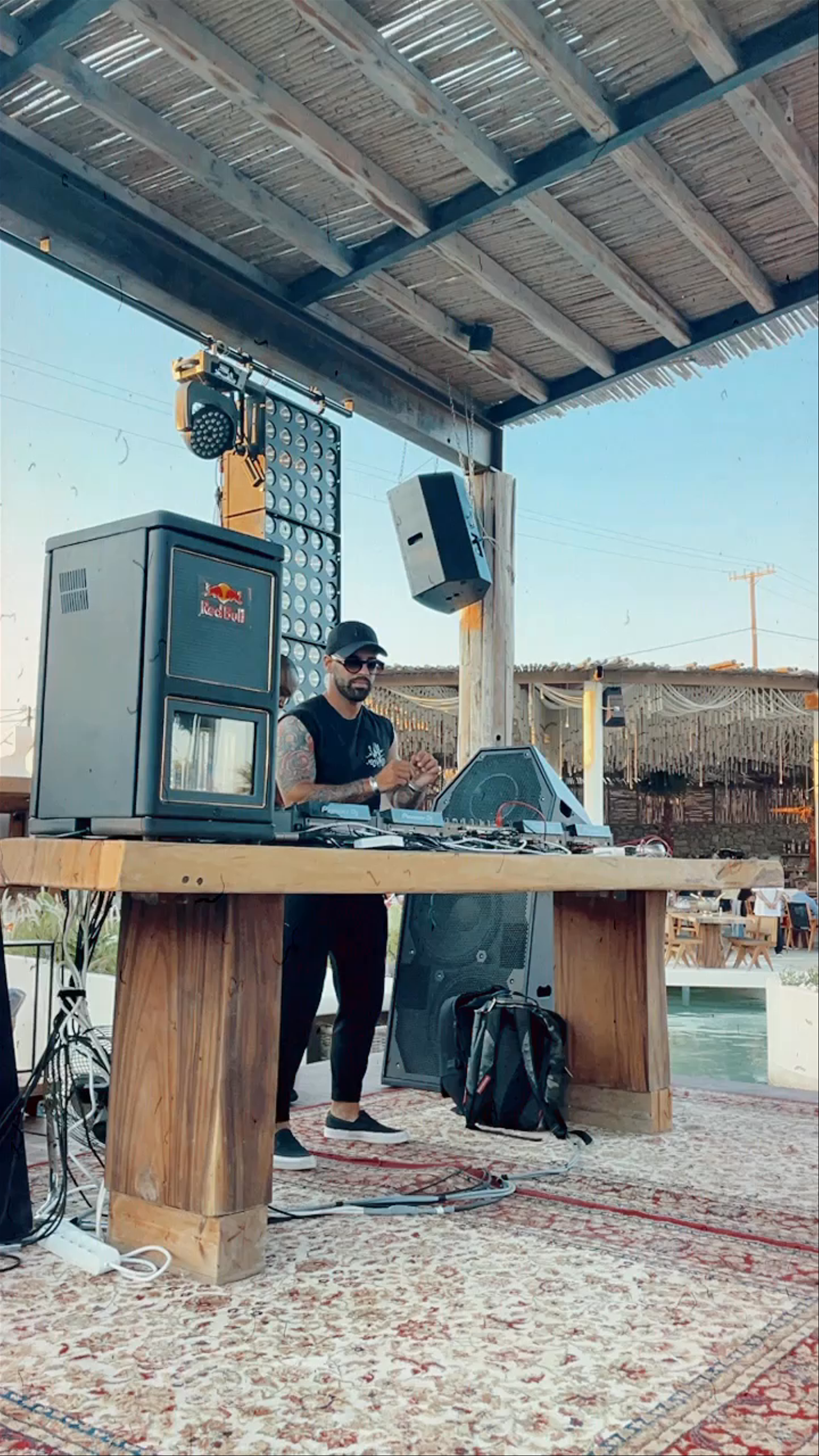 Sunset Beach Party at SantAnna Mykonos