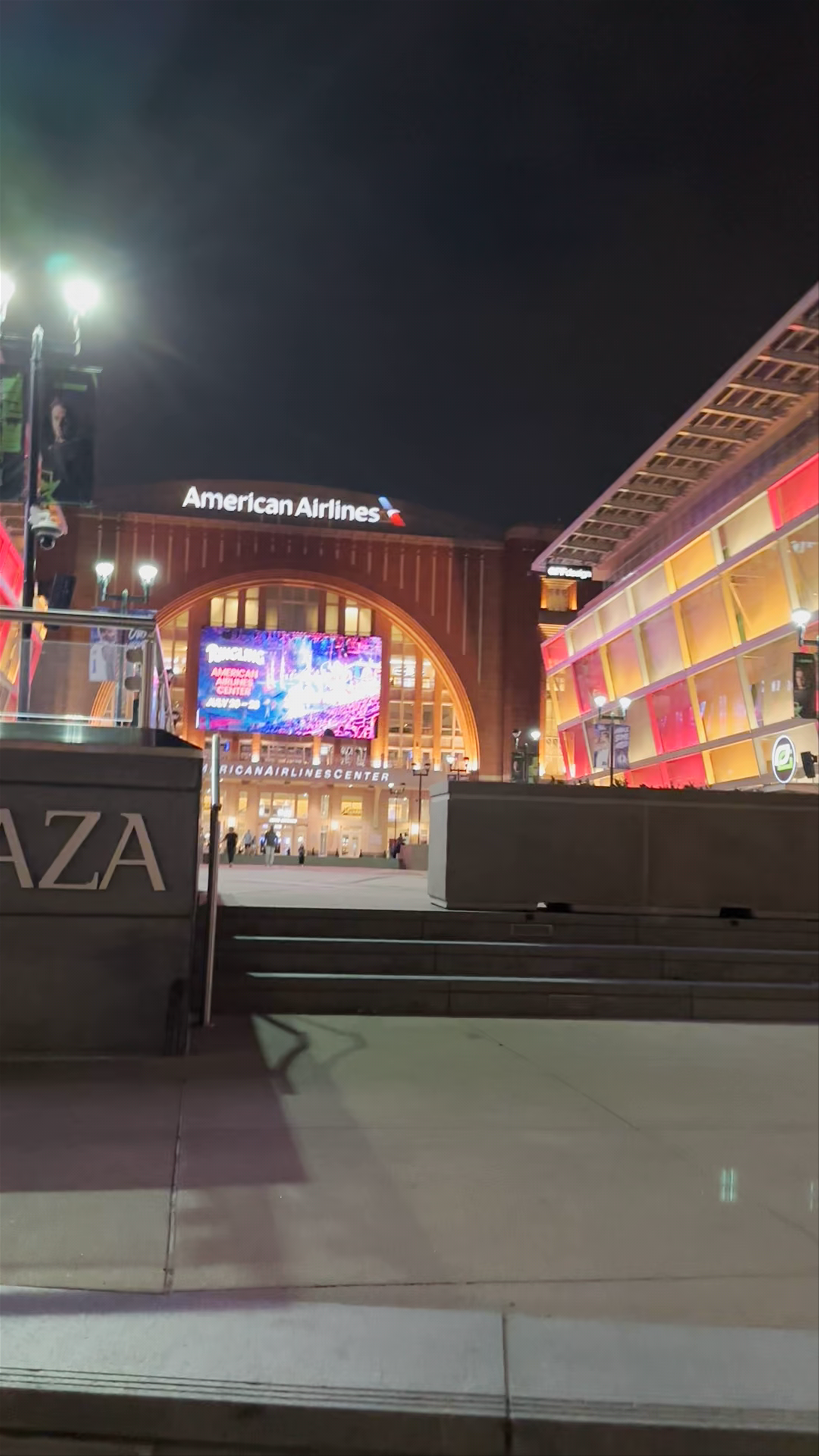 American Airlines Center Nightscape: Vibrant Hub in Dallas