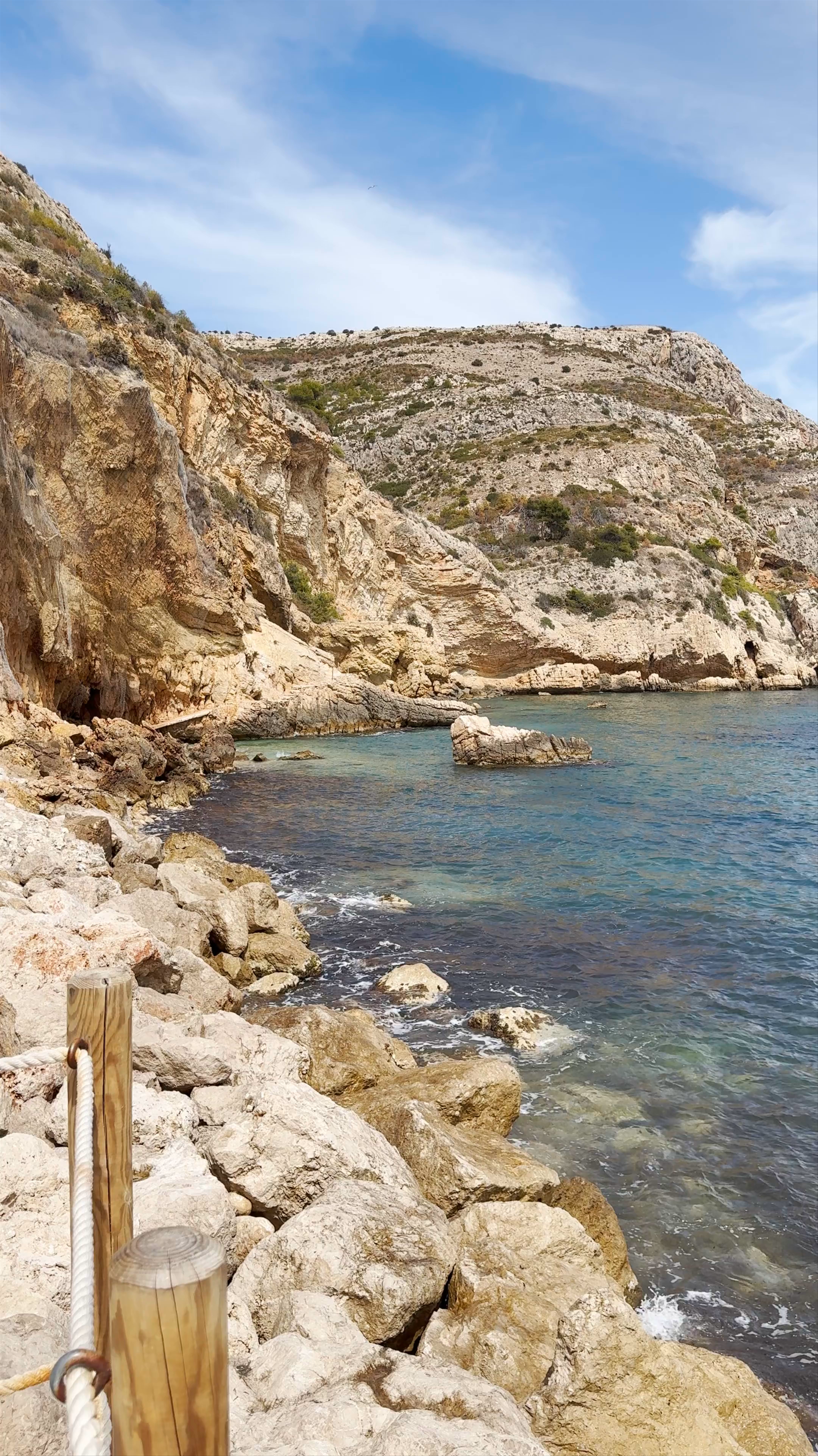 Cala Tangó: Secluded Rocky Cove Escape in Xàbia, Spain