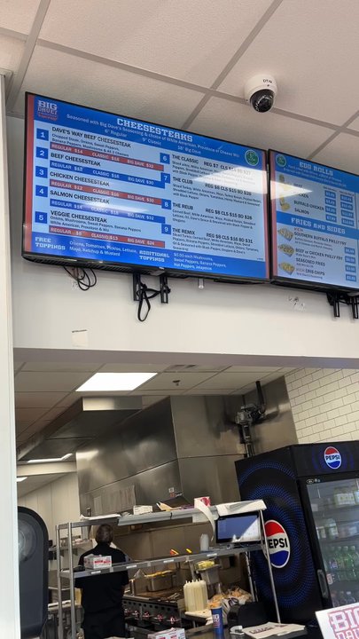 Big Dave’s - Menu - Cheesesteaks Near Me - Columbia, South Carolina