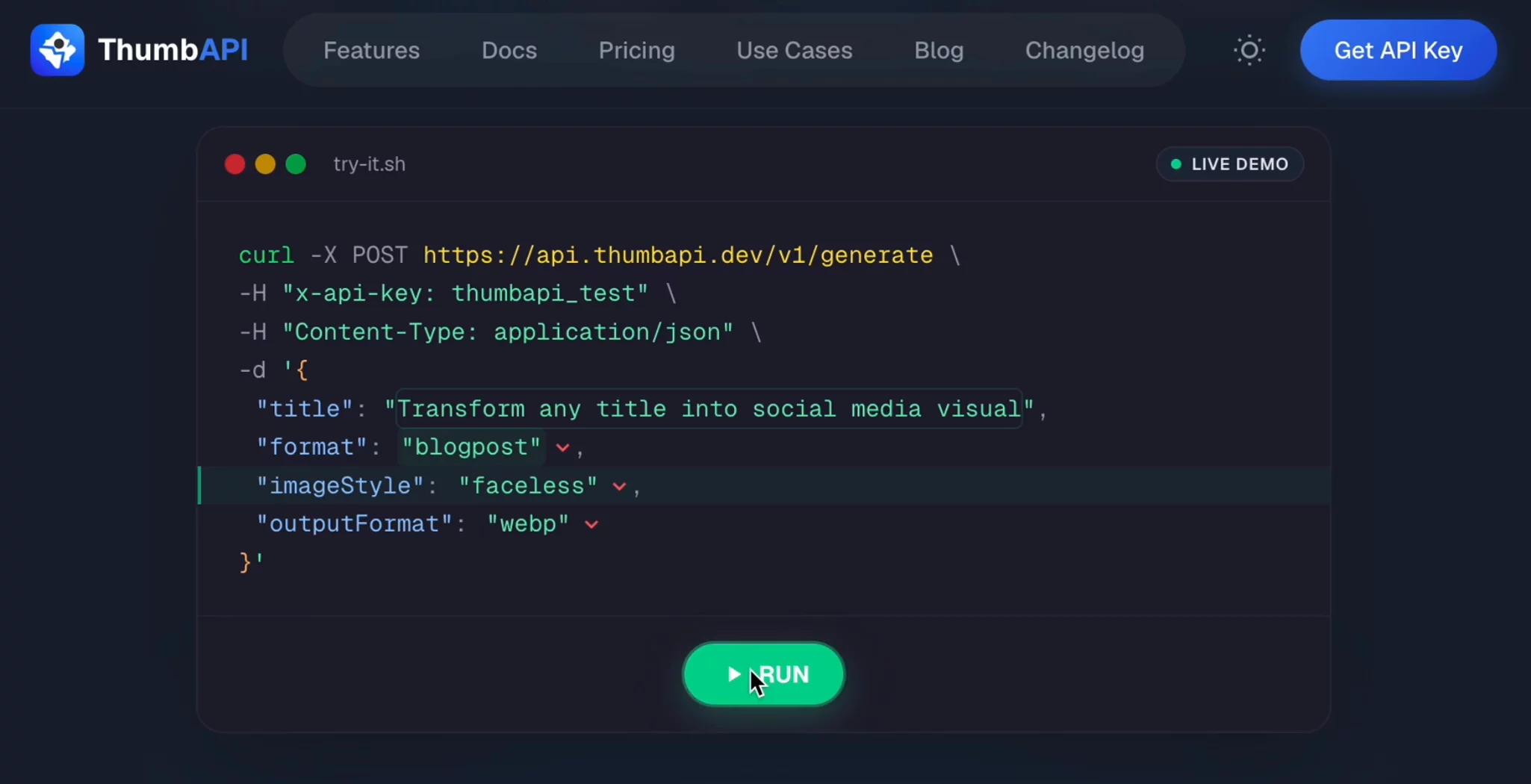 ThumbAPI image 1