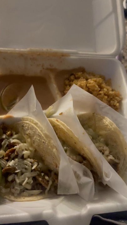 Tacos El 24 - Why is the refied beans so watery looks like gravy i know the economy is bad but dang dont stretch the refried beans - Breakfast & Brunch Near Me - Arlington, Texas