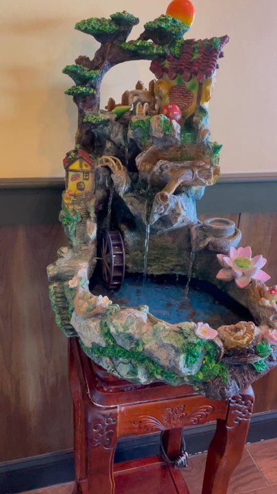 Panda Cafe - Beautiful waterfall - Chinese Near Me - Leesburg, Virginia