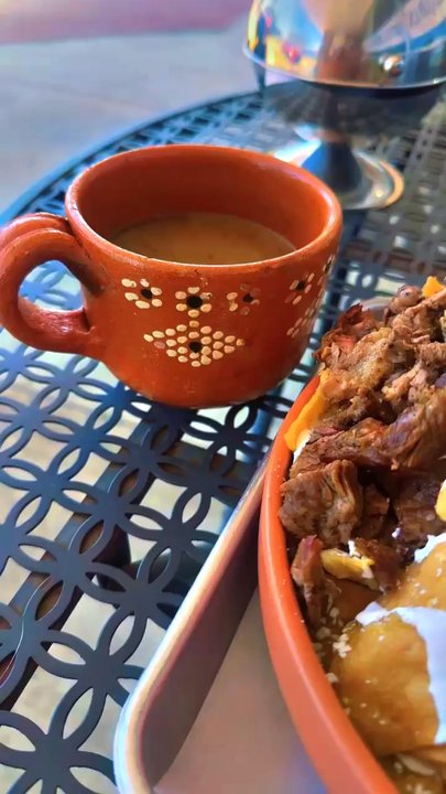 Salseria - Chilaquiles with bistec and cafe de olla - Tacos Near Me - Webster, Texas