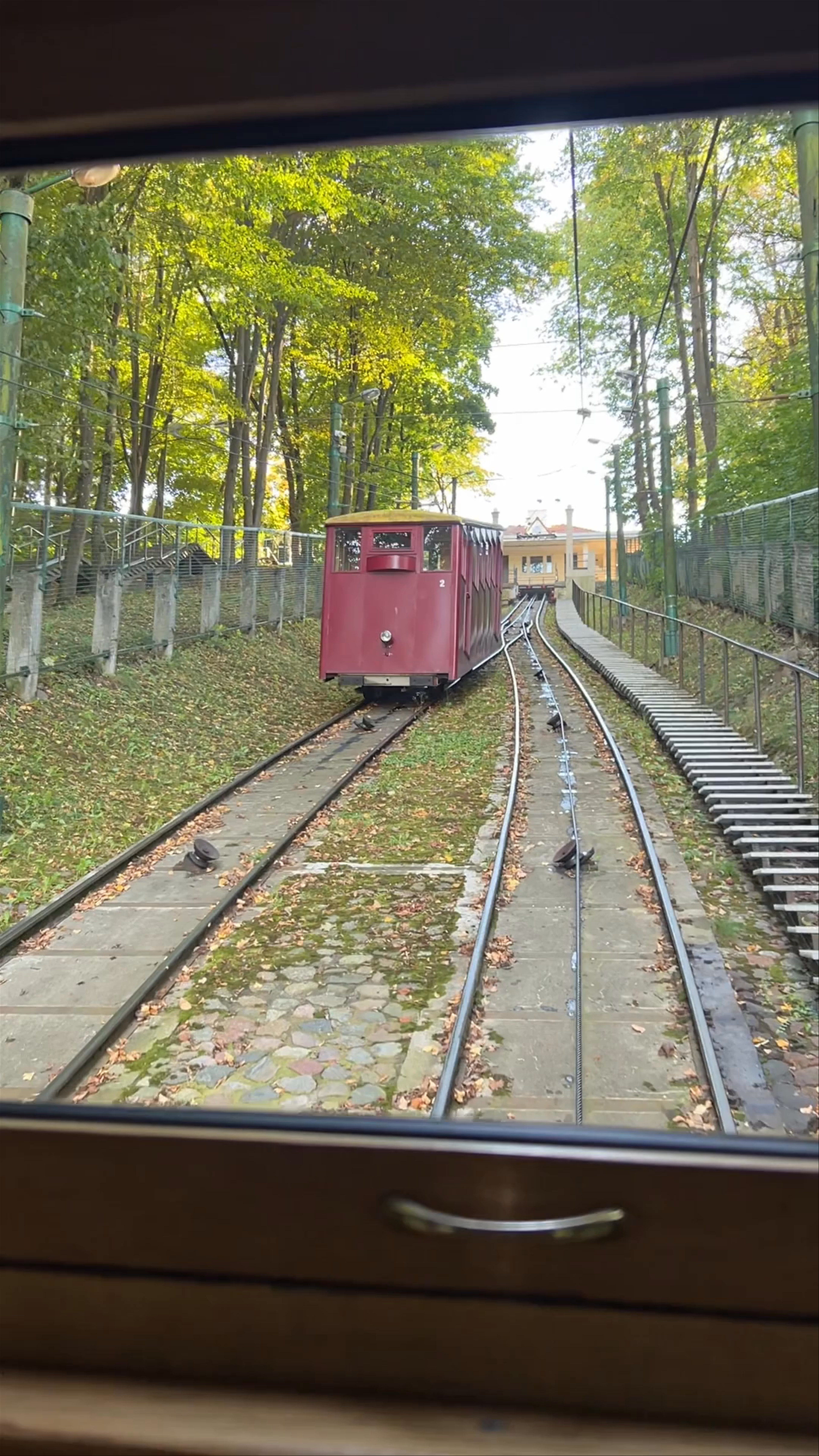 Historic Ride on the Aleksotas Funicular Railway in Kaunas