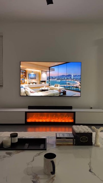 Low Volt Pro - Flush G4 77" OLED TV wall mount. Absolutely beautiful - TV Mounting Near Me
