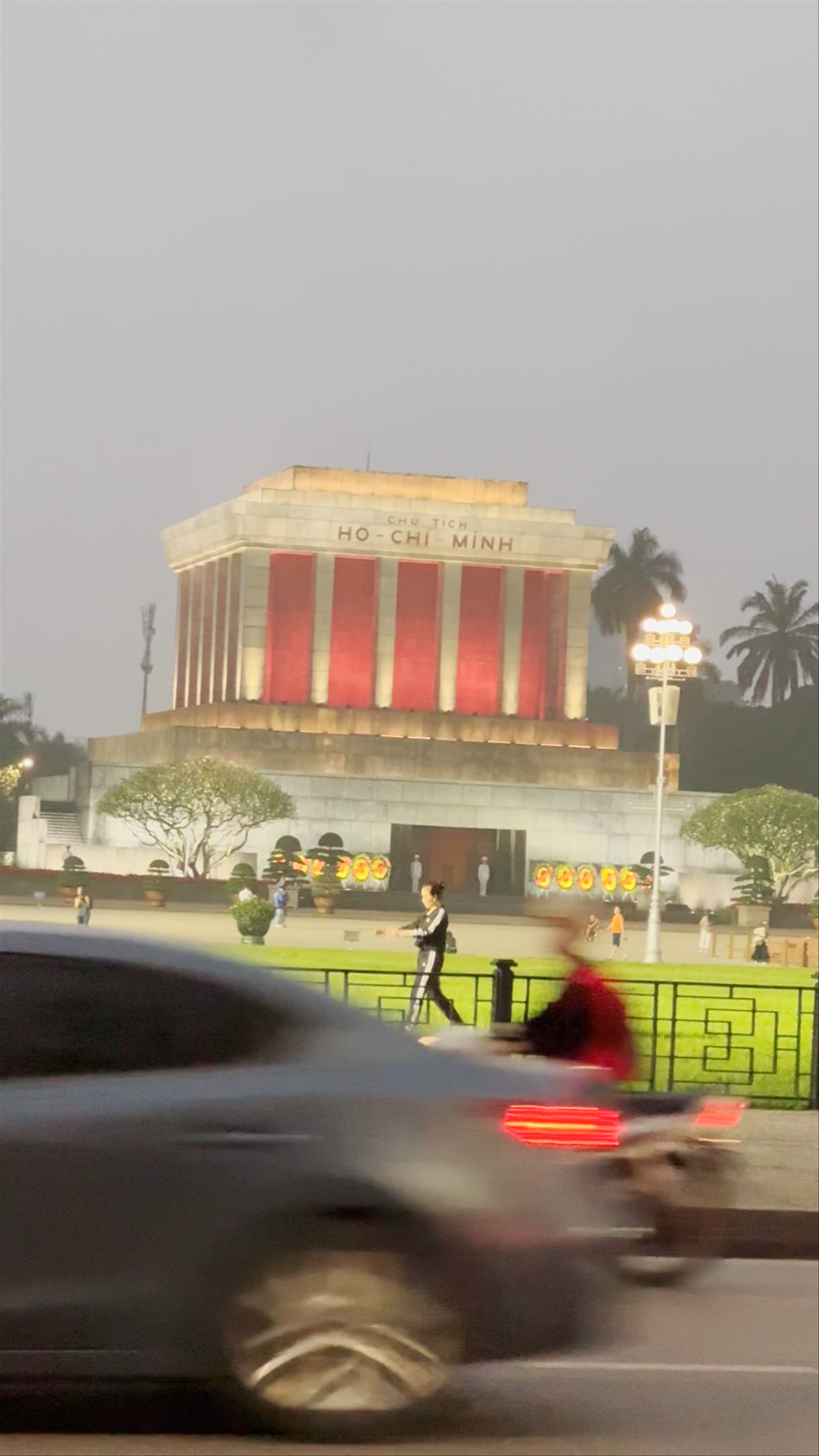 Twilight Serenity at Ho Chi Minh Mausoleum, Hanoi