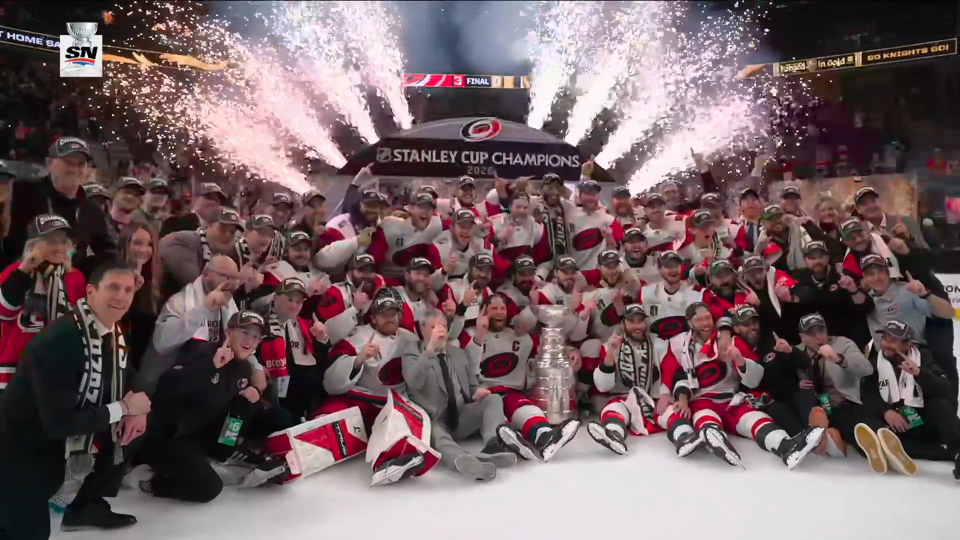 Hurricanes Celebrate on the Ice, Lap of Honor in Las Vegas · Jun. 14, 2026