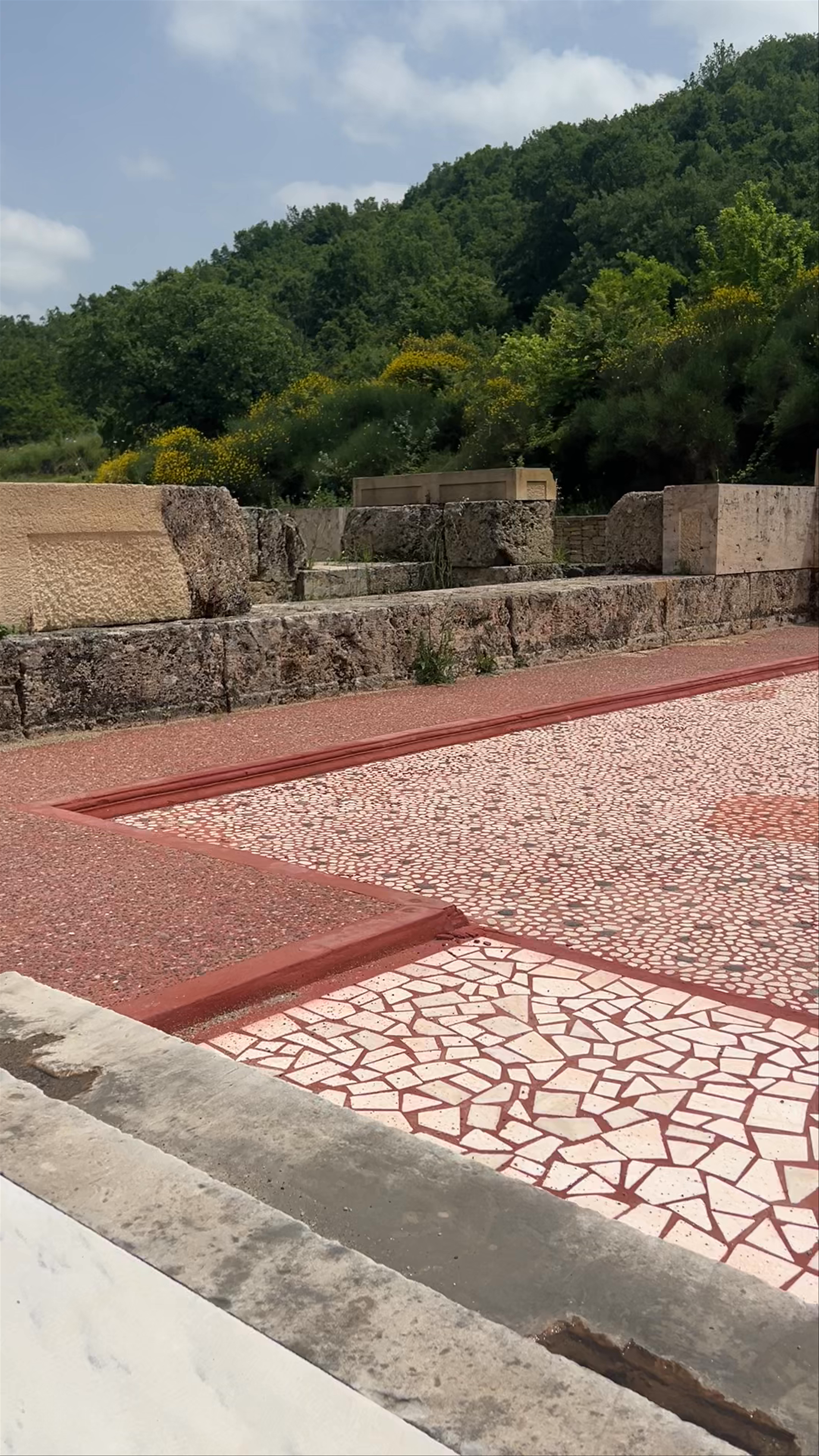 Ancient Majesty of the Palace of Aigai, Vergina, Greece