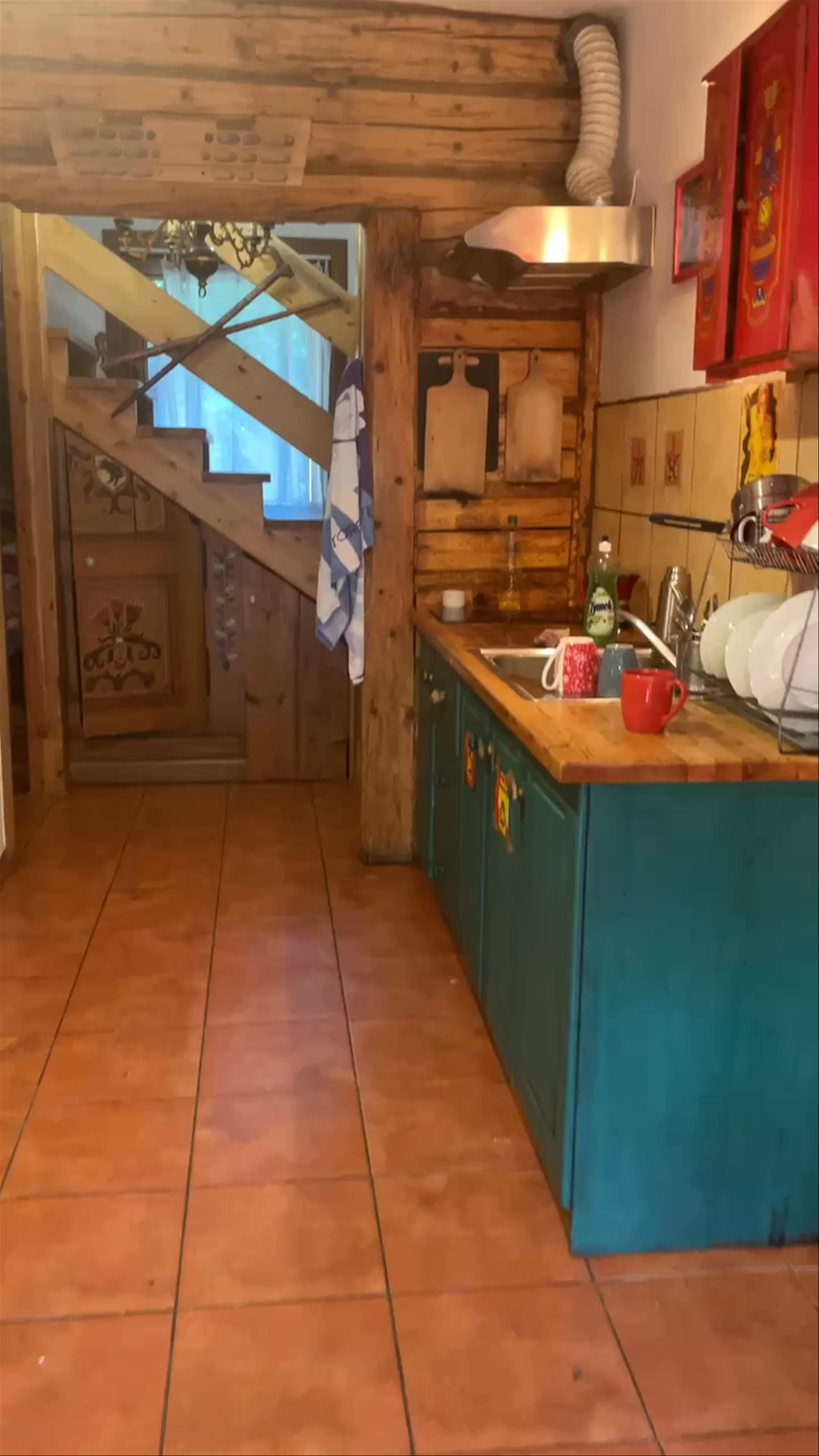Cozy Rustic Kitchen at Good Bye Lenin, Zakopane