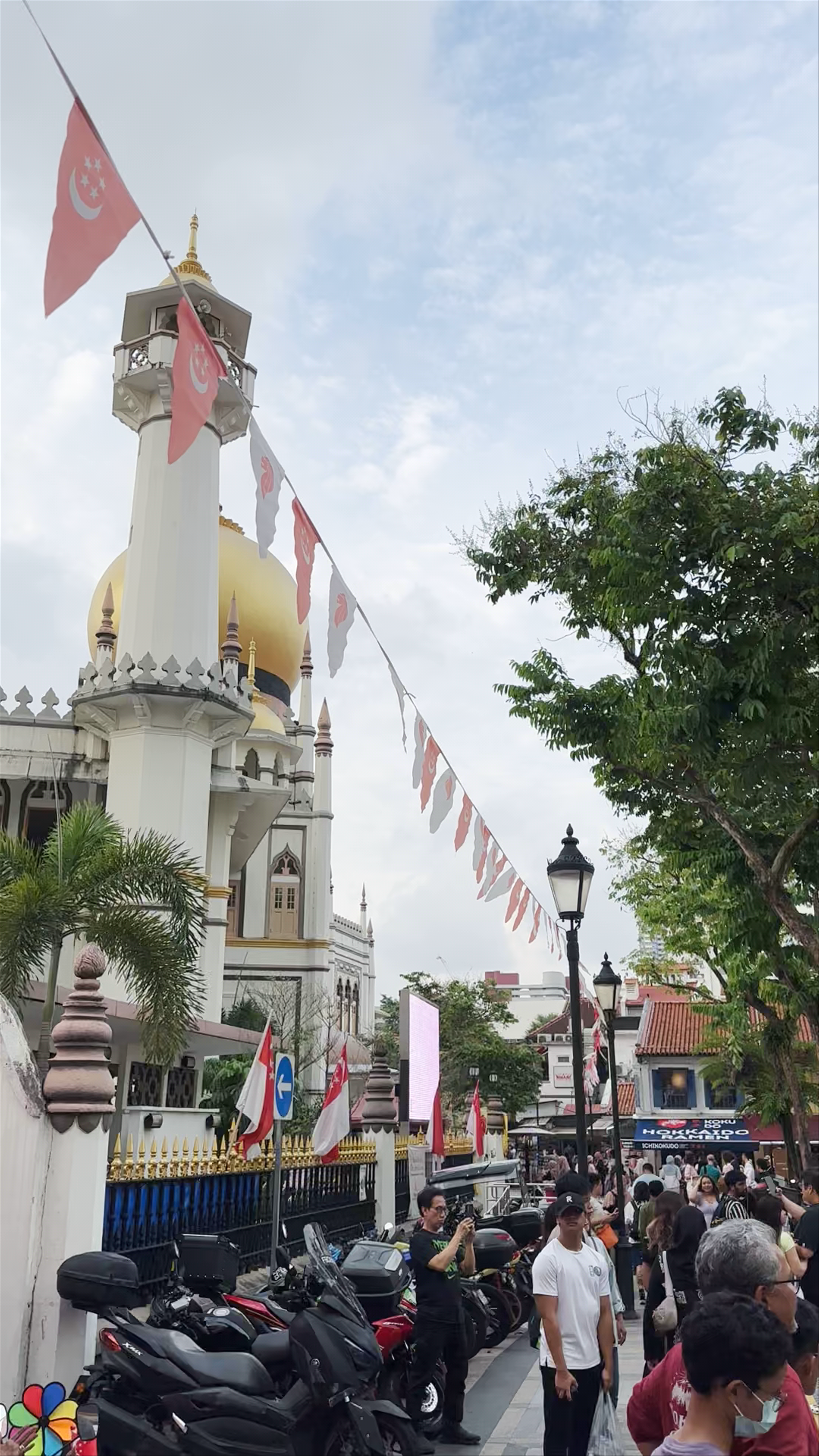 Vibrant Scenes at Muscat Street & Sultan Mosque, Singapore