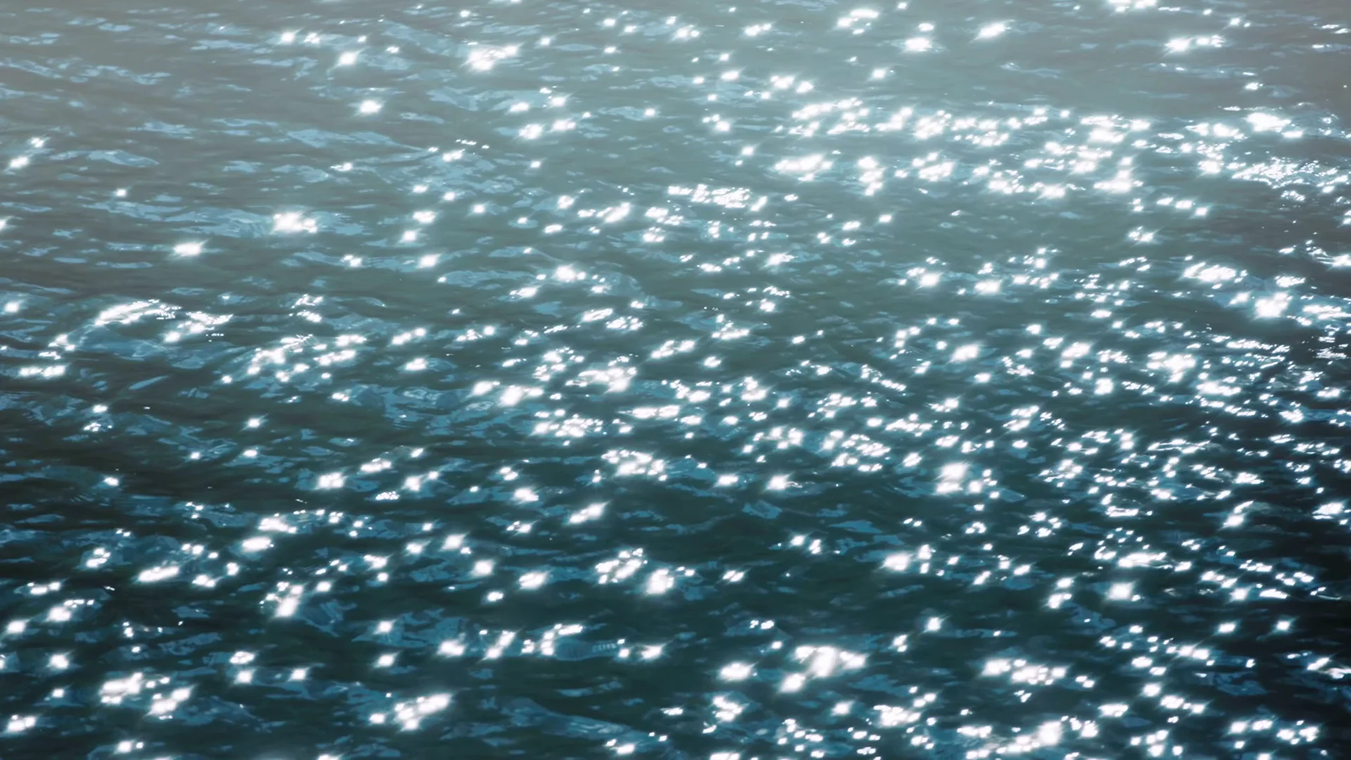 Videoaufnahme von der glänzenden Wasseroberfläche der Aare
