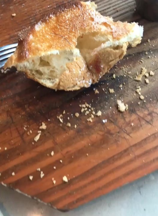 PappaRoti - Hair encrusted in the bun's bottom layer. Yikes...! - Juice Bars & Smoothies Near Me - Coquitlam, British Columbia