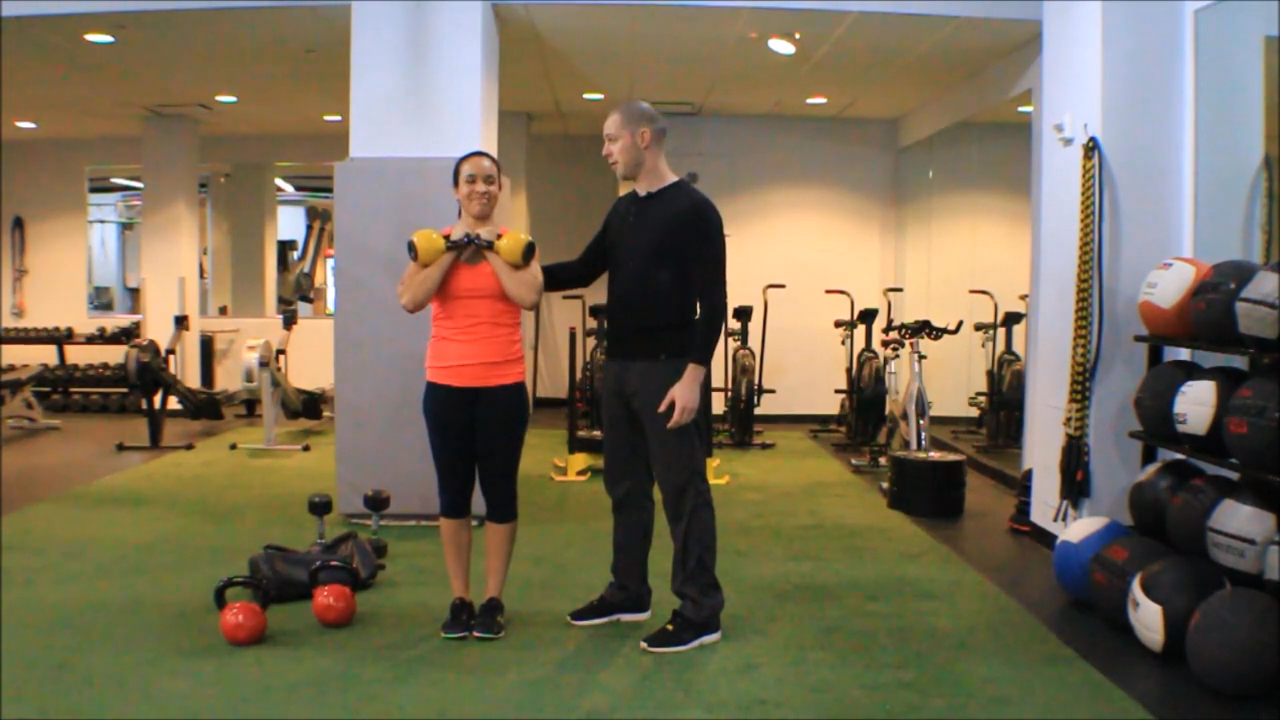Lateral Lunge with Front Rack Resistance