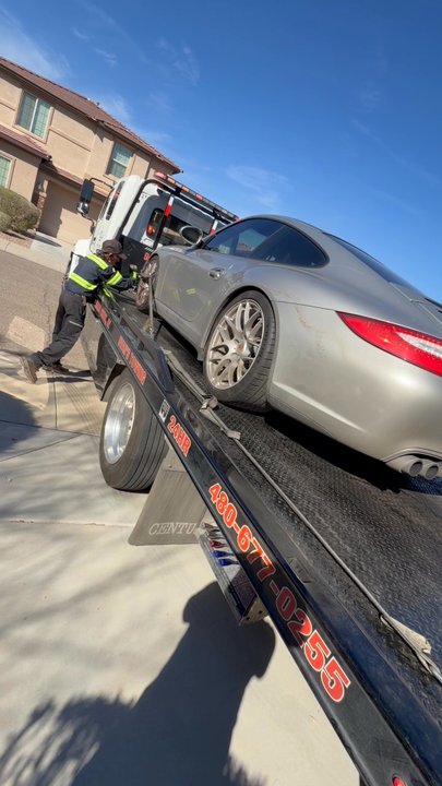 Evans Towing - Vincent doing wha he does best! - Towing Near Me