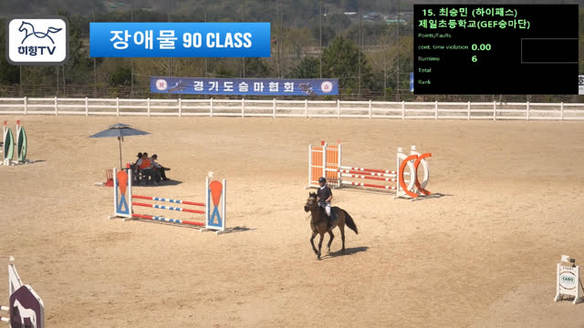 최승민 (아하바 (하이패스)) — 2026 춘계전국승마대회 (생활체육&유소년) · 장애물 90cm