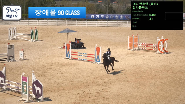 한유안 (천년바위 (웅비)) — 2026 춘계전국승마대회 (생활체육&유소년) · 장애물 90cm